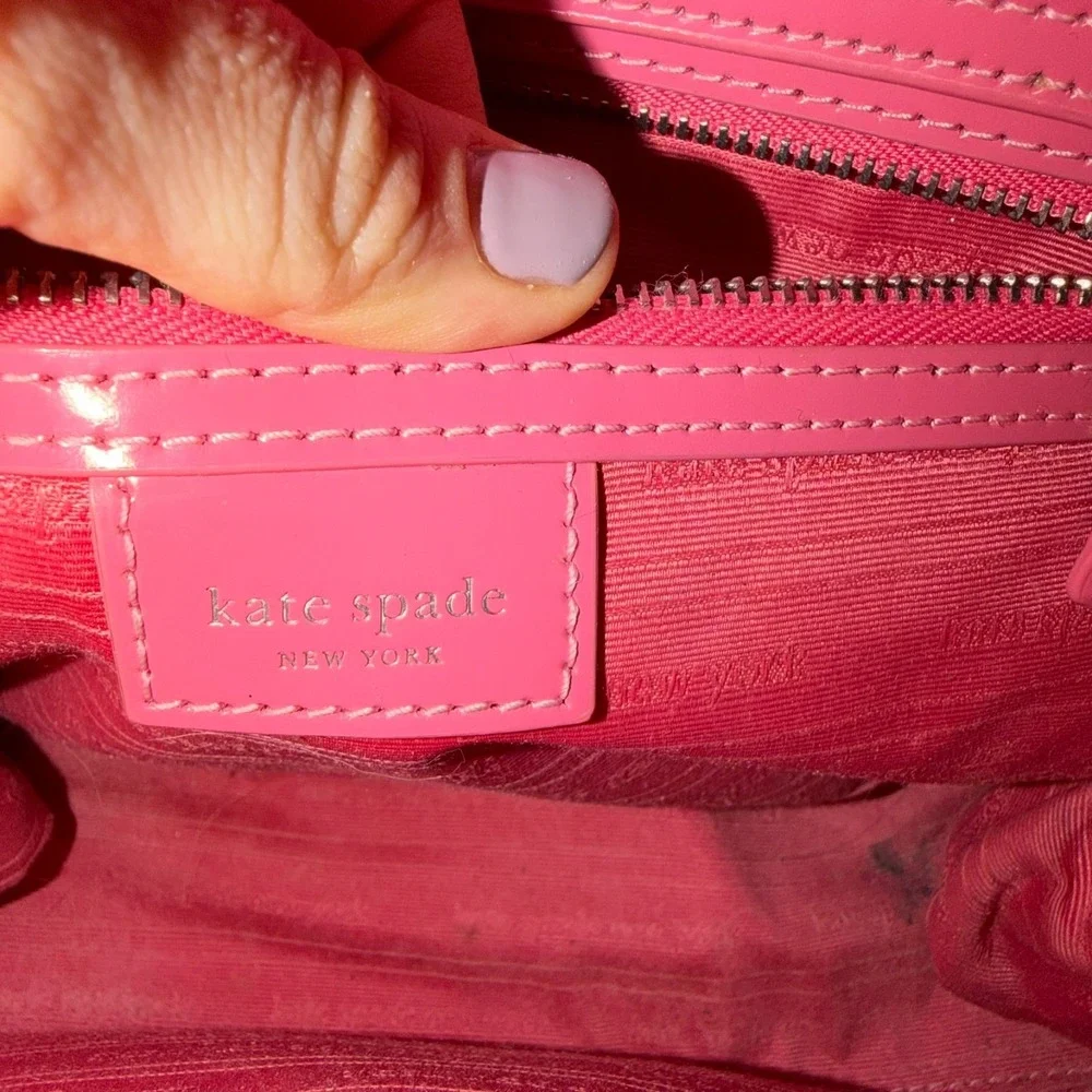Kate Spade Sam Icon Spazzolato Small Tote. Pink. s362